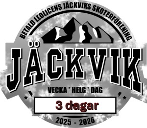 Ledlicens 3 dagar säsongen 2025 - 2026